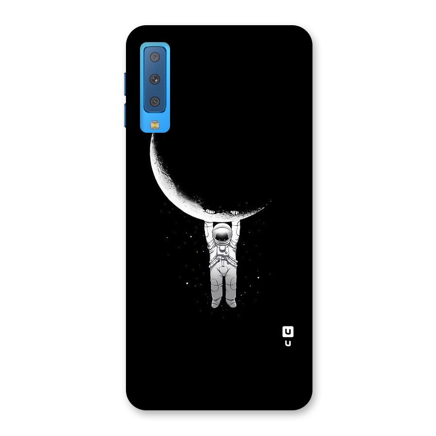 Hanging Astronaut Back Case for Galaxy A7 (2018)