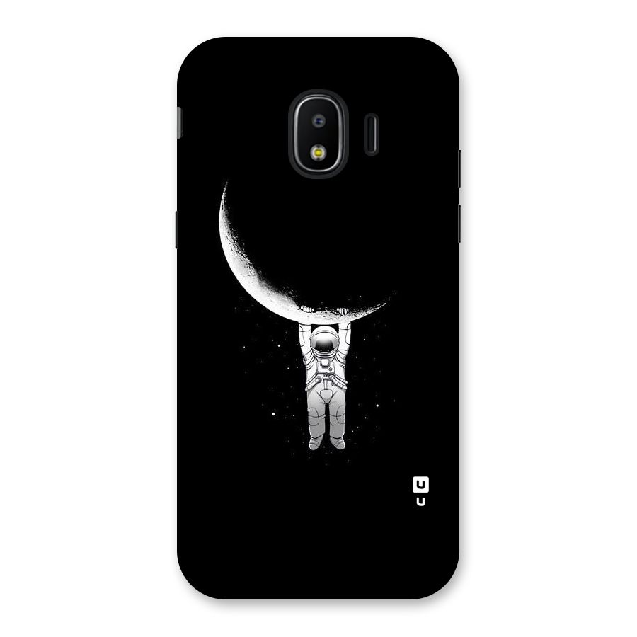 Hanging Astronaut Back Case for Galaxy J2 Pro 2018