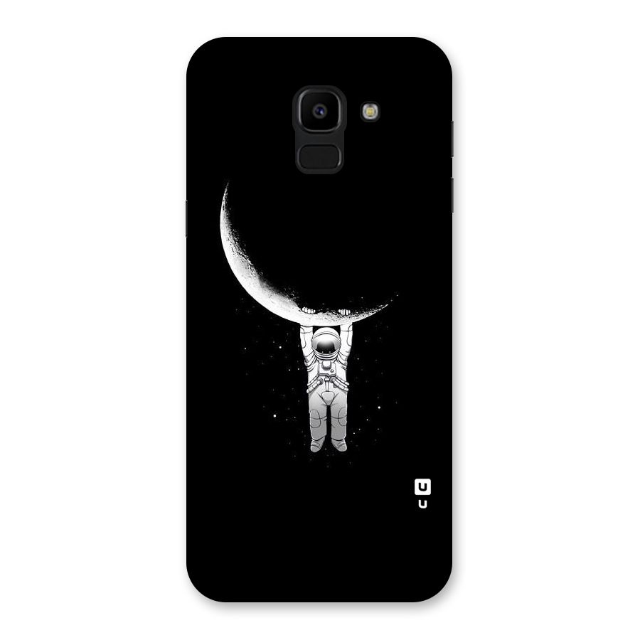 Hanging Astronaut Back Case for Galaxy J6