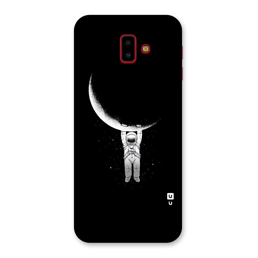 Hanging Astronaut Back Case for Galaxy J6 Plus