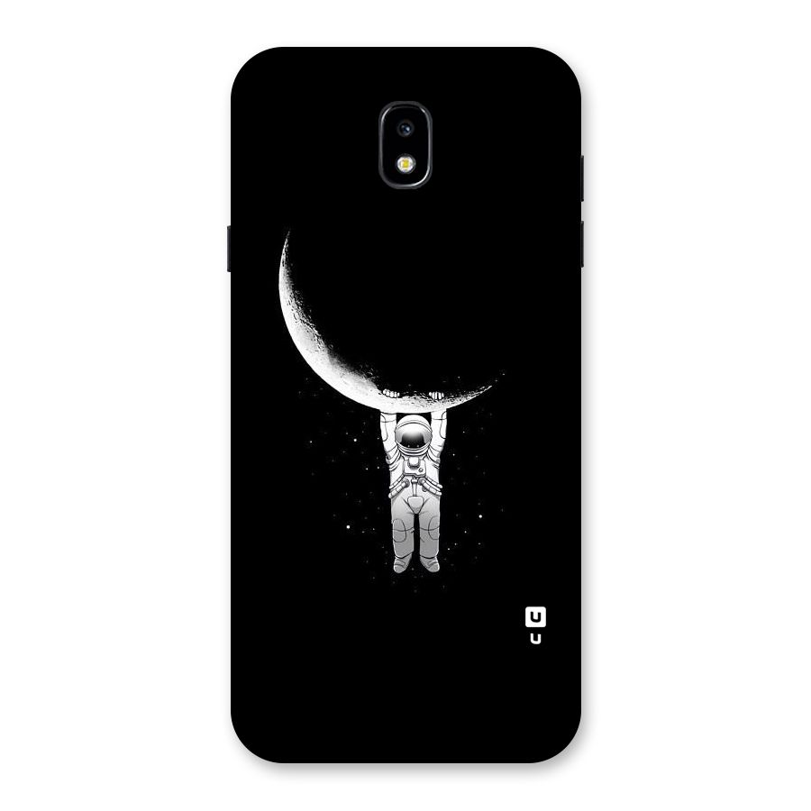 Hanging Astronaut Back Case for Galaxy J7 Pro