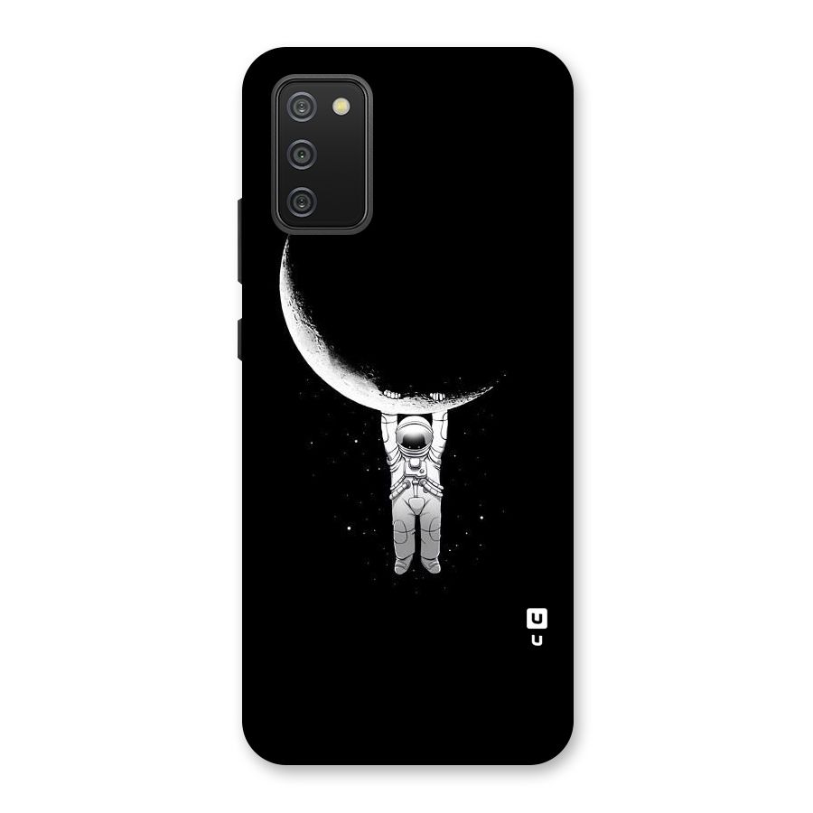 Hanging Astronaut Back Case for Galaxy M02s