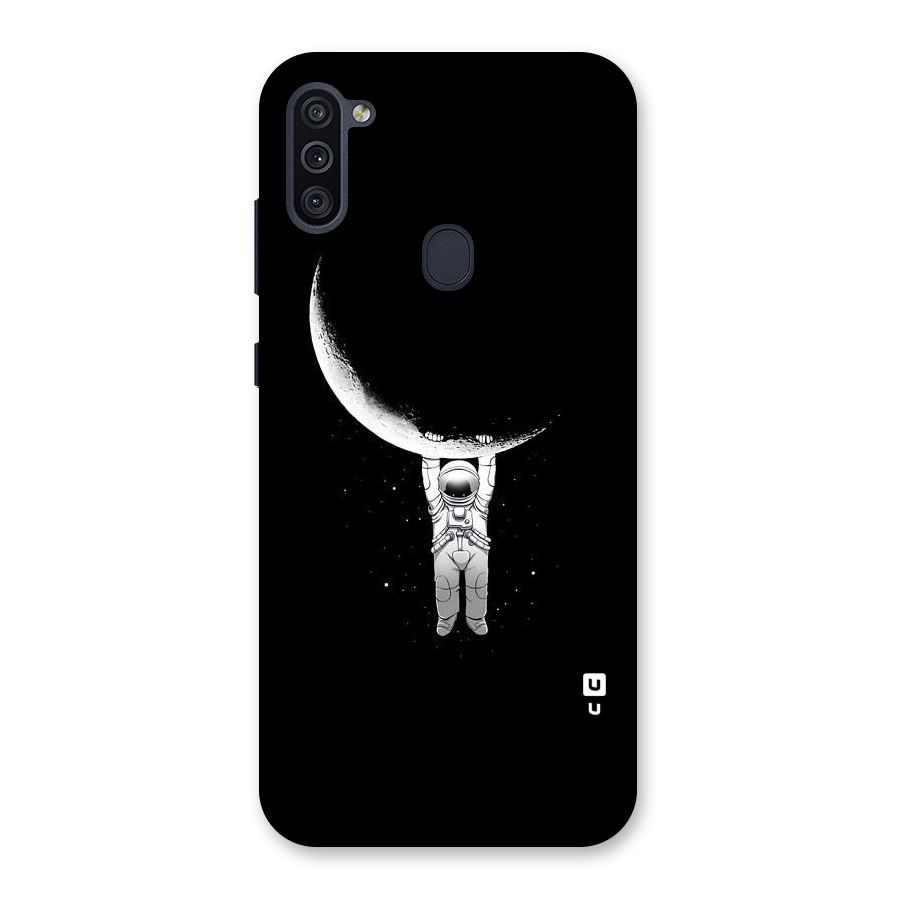 Hanging Astronaut Back Case for Galaxy M11