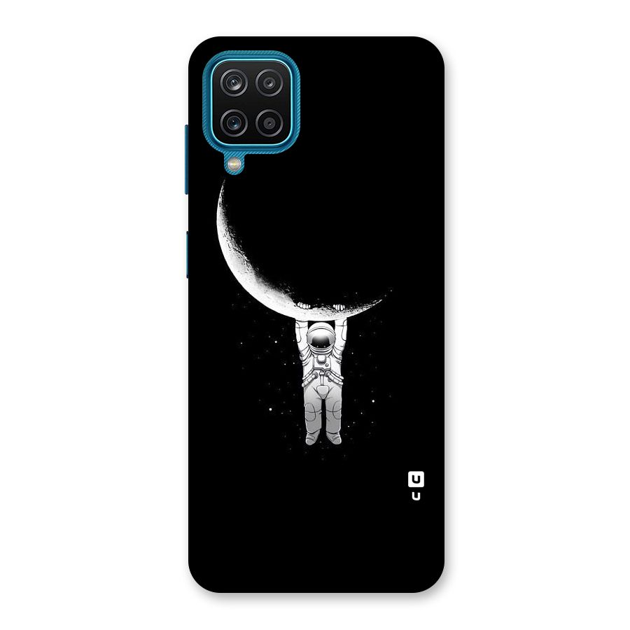 Hanging Astronaut Back Case for Galaxy M12