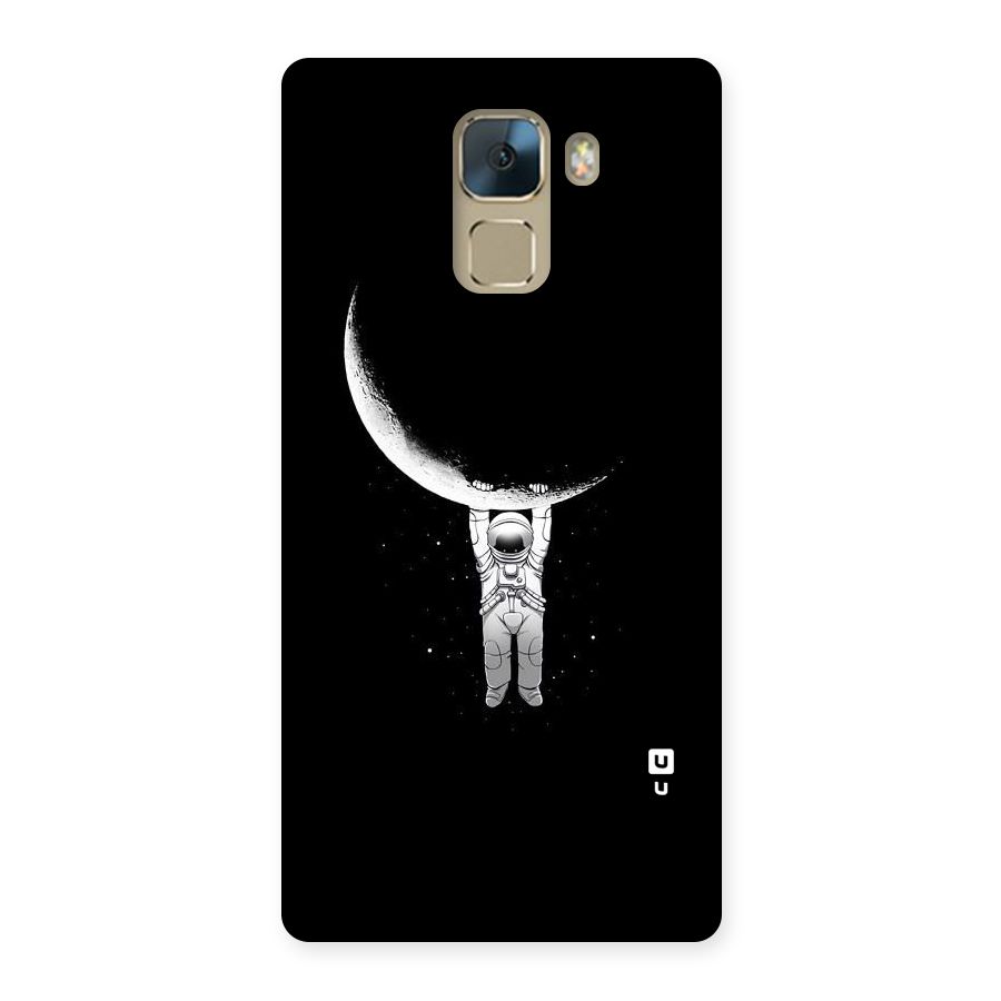 Hanging Astronaut Back Case for Huawei Honor 7