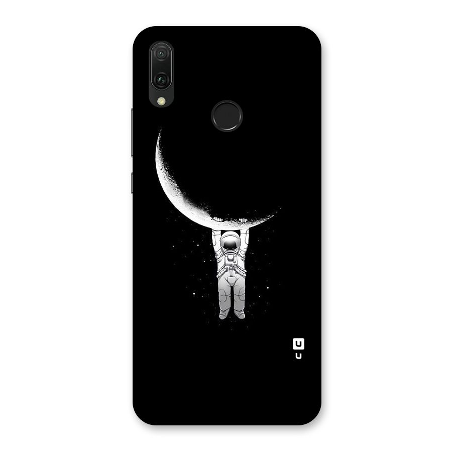 Hanging Astronaut Back Case for Huawei Y9 (2019)