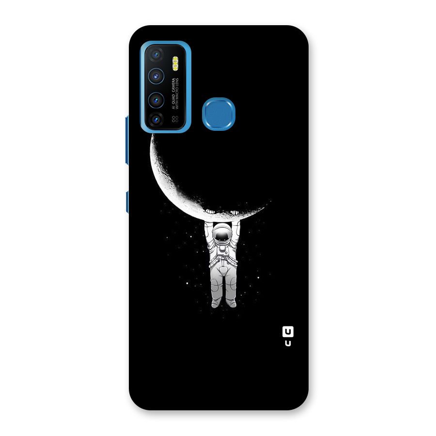 Hanging Astronaut Back Case for Infinix Hot 9