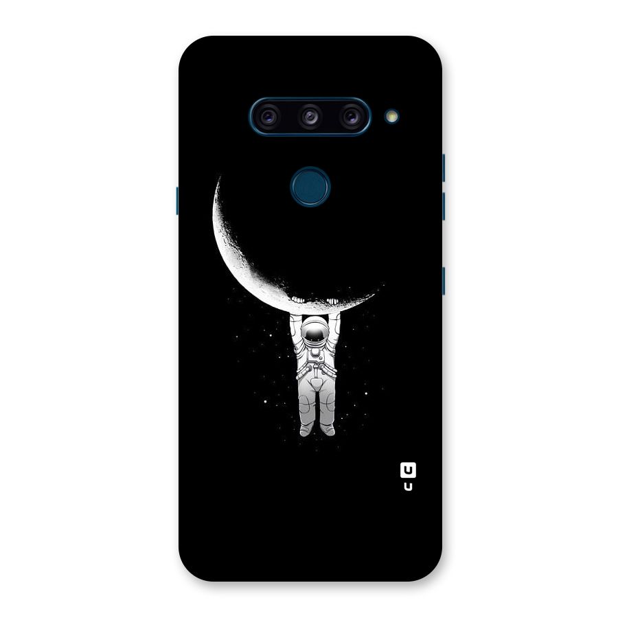 Hanging Astronaut Back Case for LG  V40 ThinQ