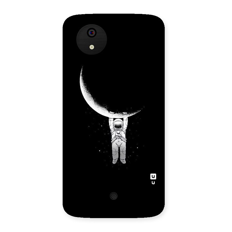 Hanging Astronaut Back Case for Micromax Canvas A1