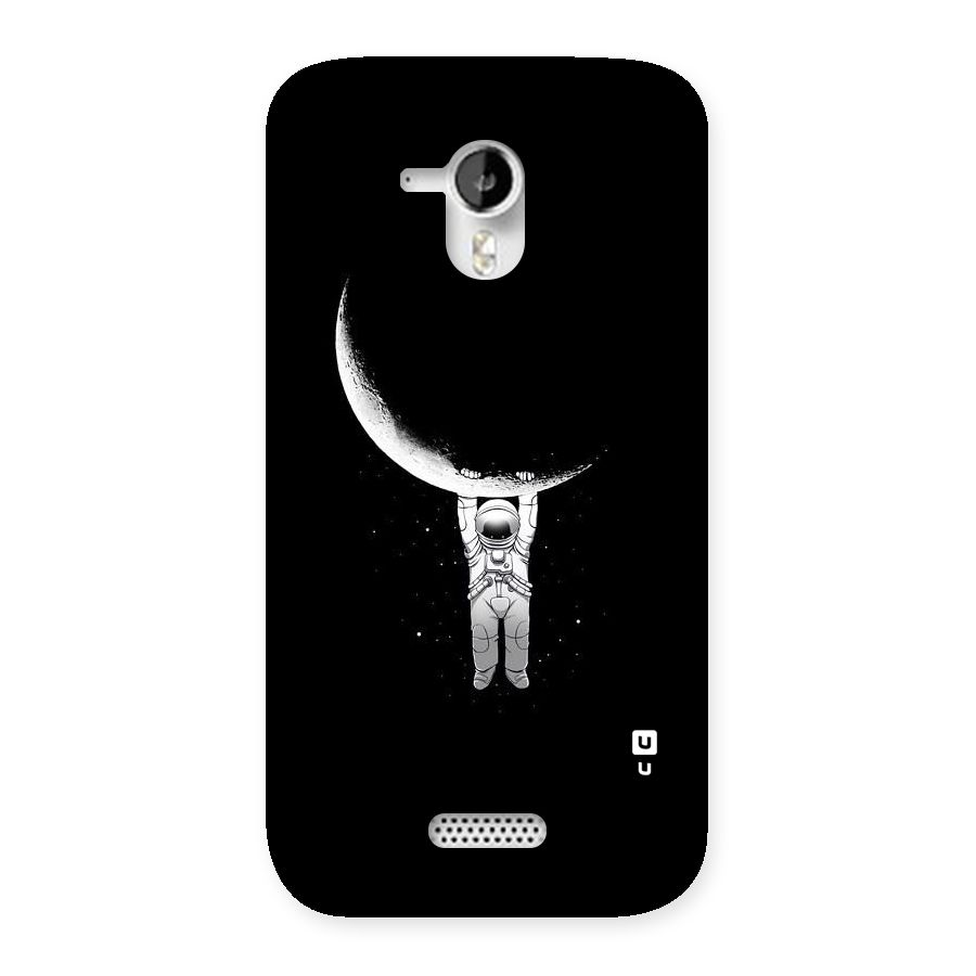 Hanging Astronaut Back Case for Micromax Canvas HD A116