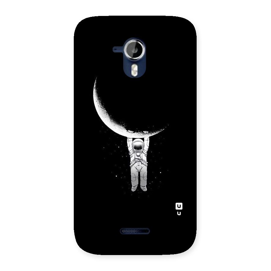 Hanging Astronaut Back Case for Micromax Canvas Magnus A117