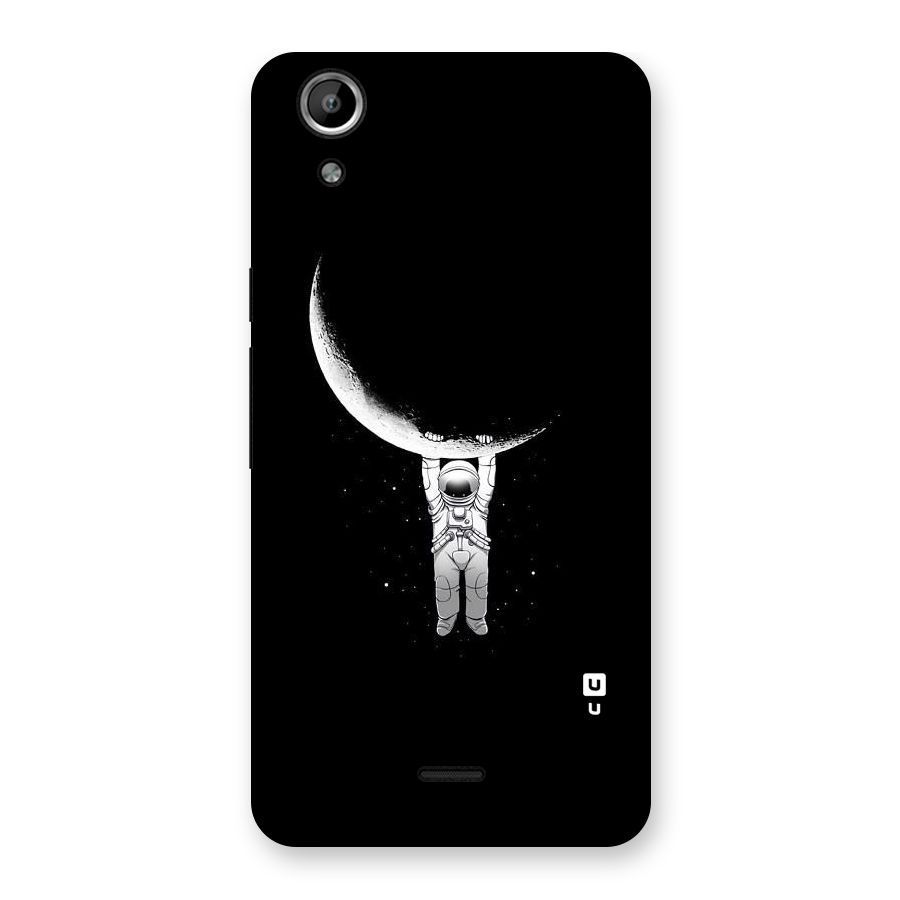 Hanging Astronaut Back Case for Micromax Canvas Selfie Lens Q345