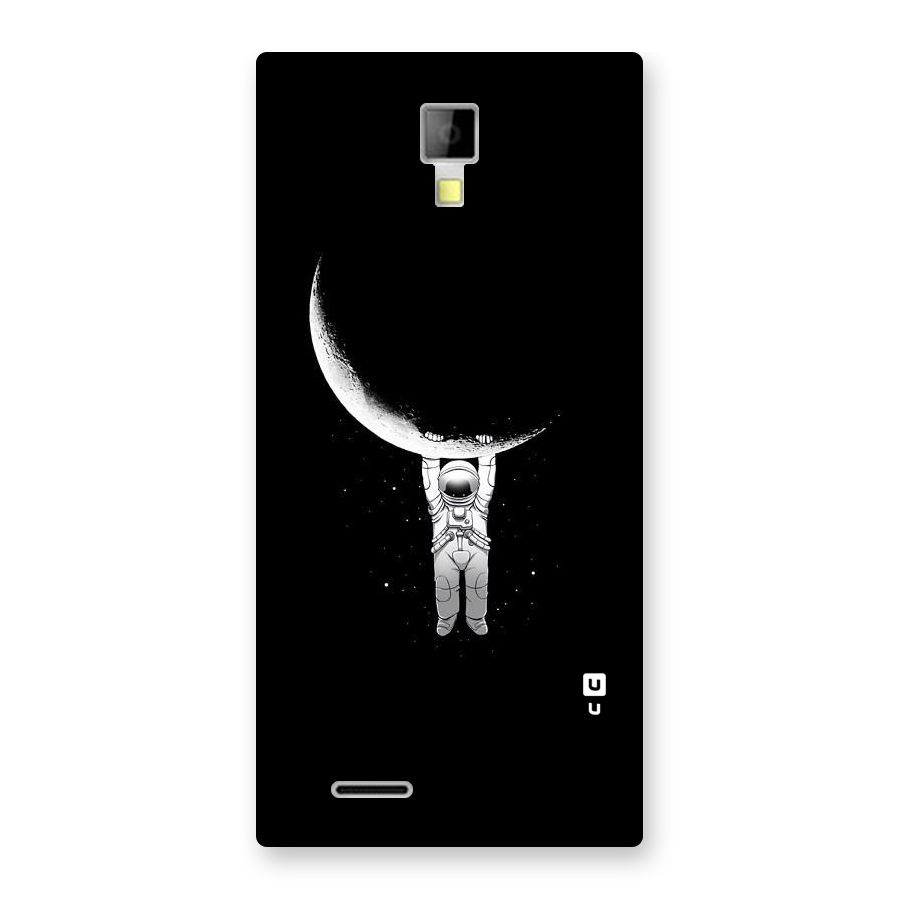 Hanging Astronaut Back Case for Micromax Canvas Xpress A99