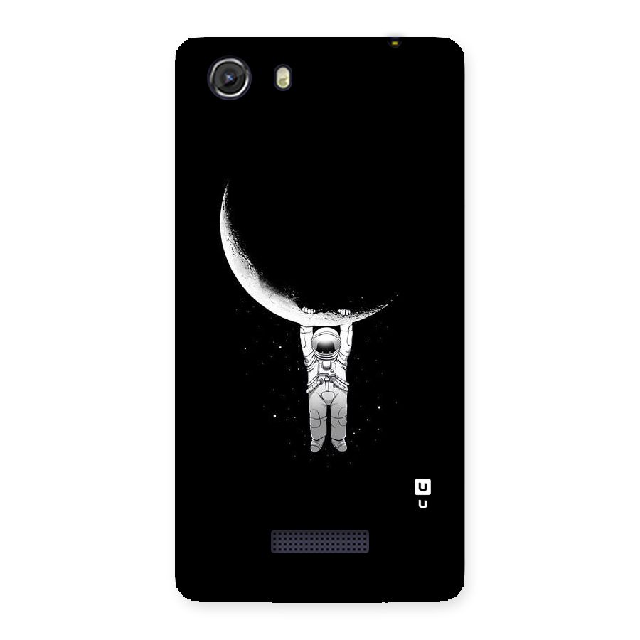 Hanging Astronaut Back Case for Micromax Unite 3