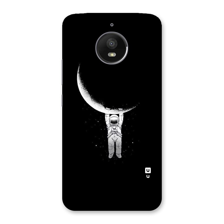 Hanging Astronaut Back Case for Moto E4 Plus