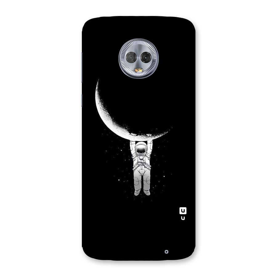 Hanging Astronaut Back Case for Moto G6 Plus