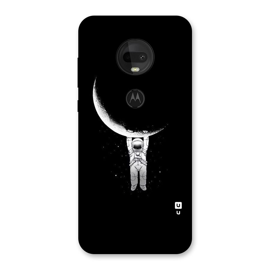 Hanging Astronaut Back Case for Moto G7