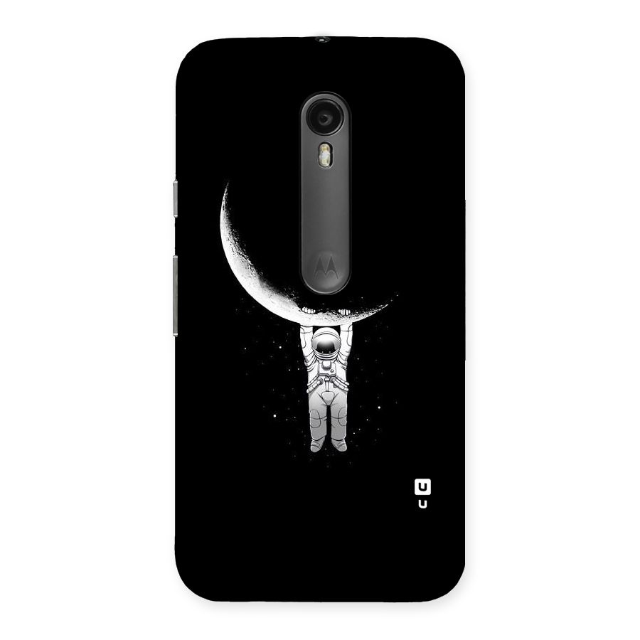 Hanging Astronaut Back Case for Moto G Turbo