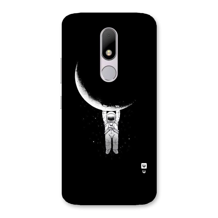 Hanging Astronaut Back Case for Moto M