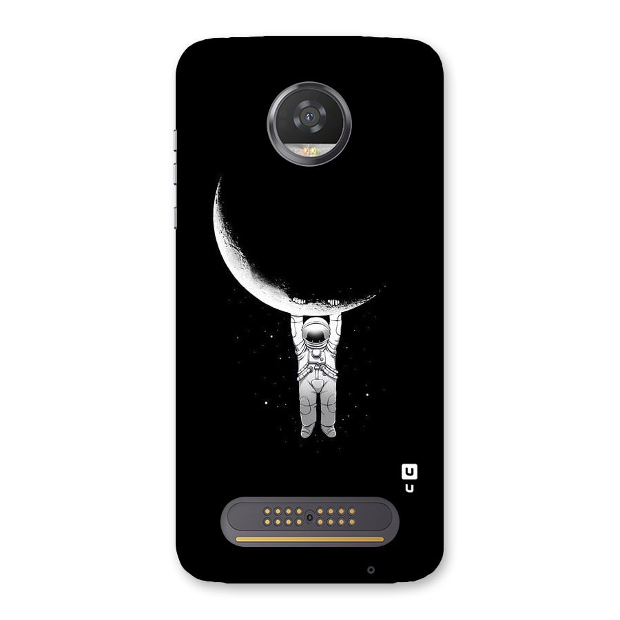 Hanging Astronaut Back Case for Moto Z2 Play