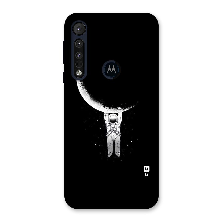 Hanging Astronaut Back Case for Motorola One Macro