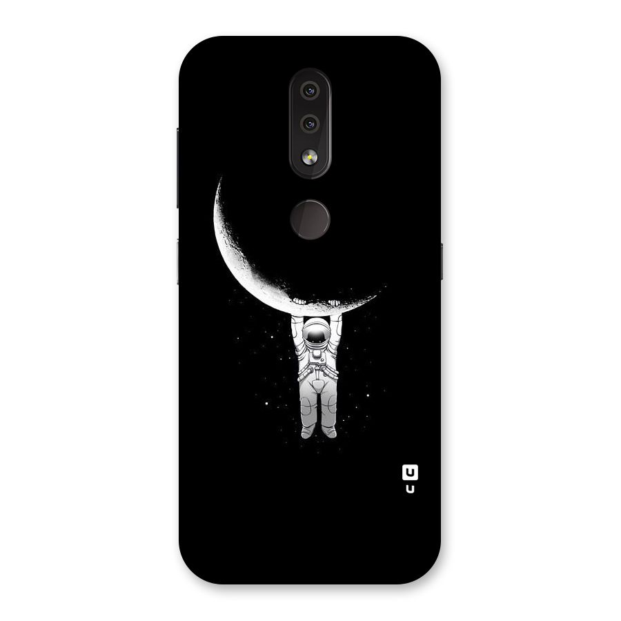 Hanging Astronaut Back Case for Nokia 4.2