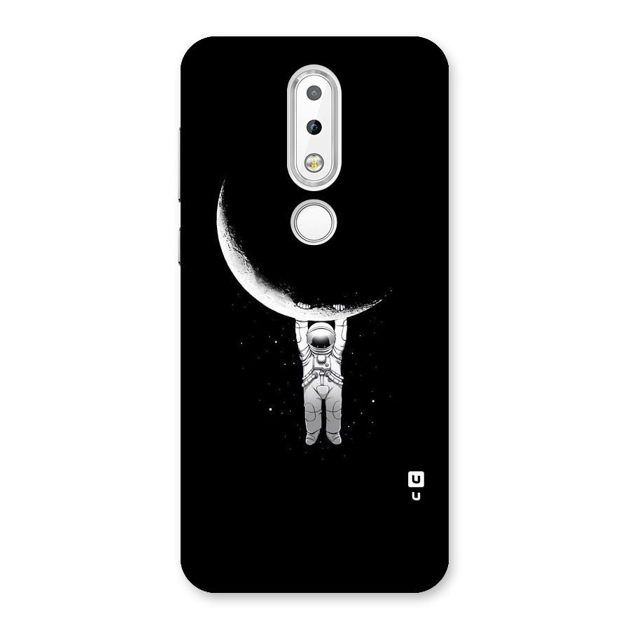 Hanging Astronaut Back Case for Nokia 6.1 Plus