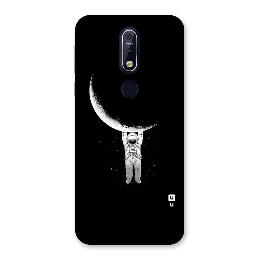 Hanging Astronaut Back Case for Nokia 7.1