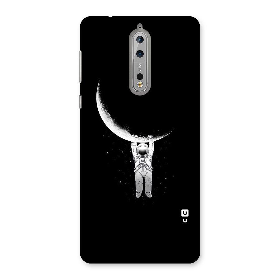 Hanging Astronaut Back Case for Nokia 8