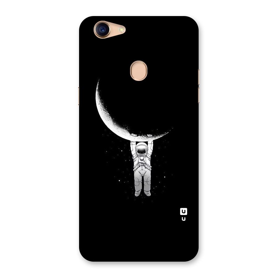 Hanging Astronaut Back Case for Oppo F5 Youth