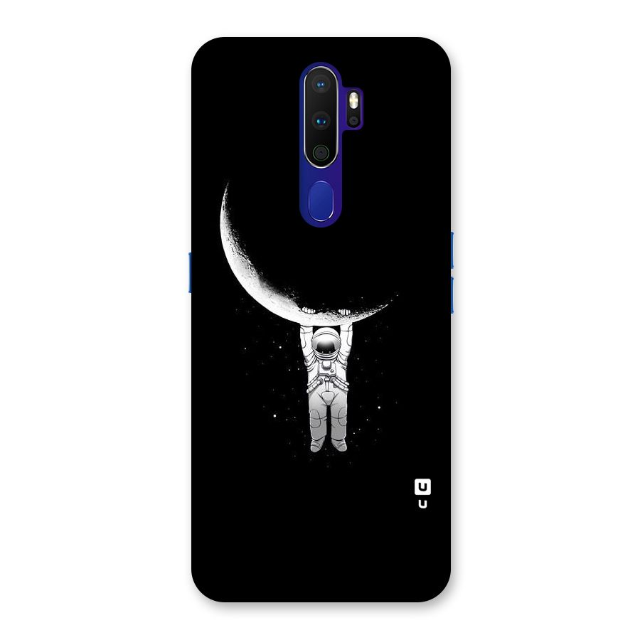 Hanging Astronaut Back Case for Oppo A9 (2020)