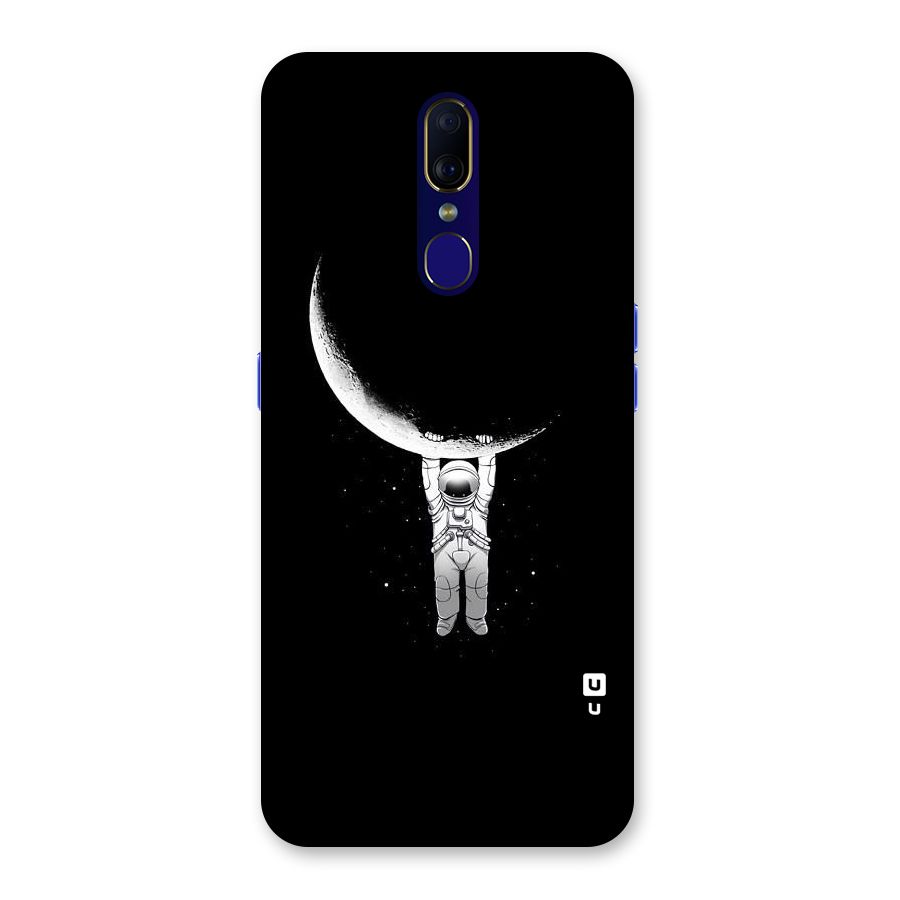 Hanging Astronaut Back Case for Oppo F11