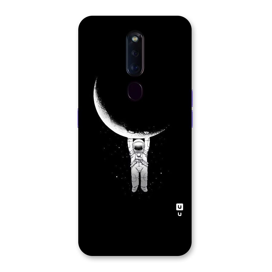 Hanging Astronaut Back Case for Oppo F11 Pro