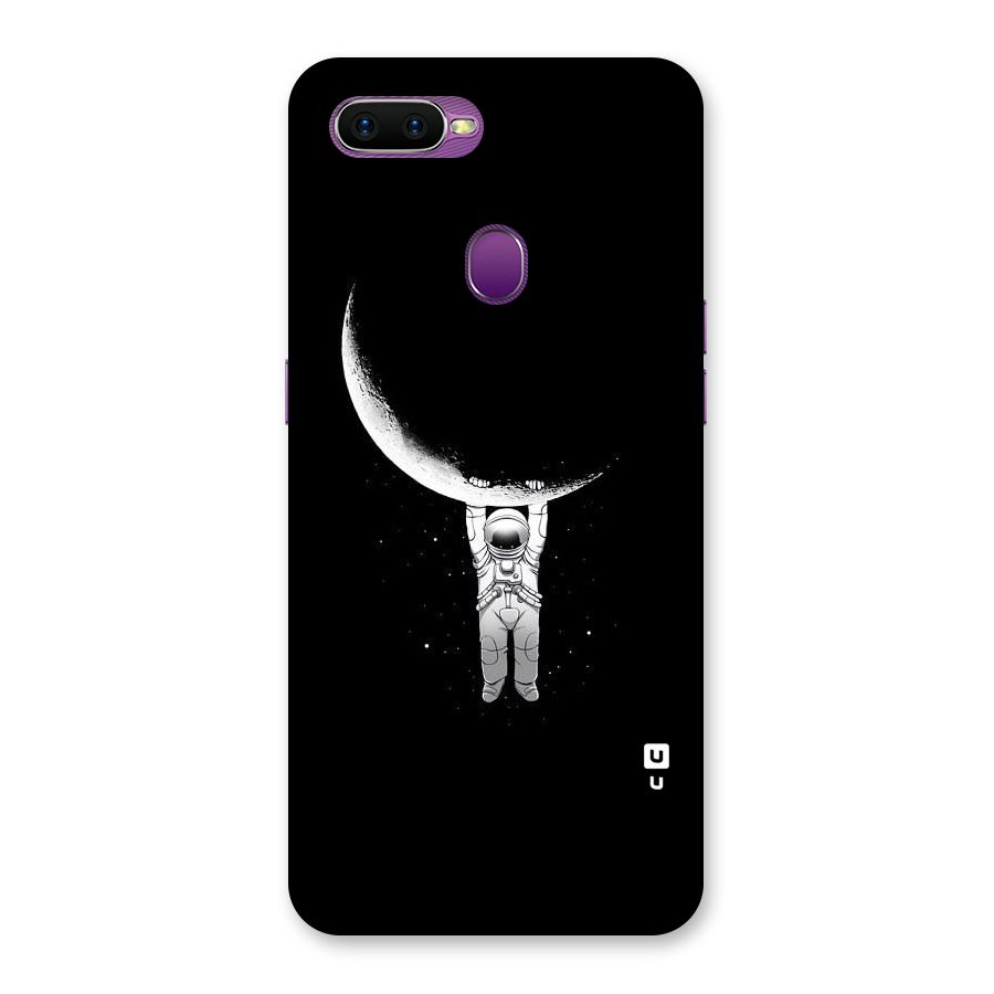 Hanging Astronaut Back Case for Oppo F9