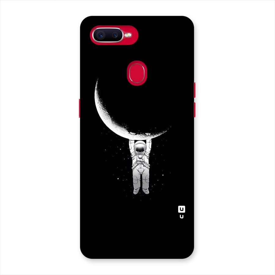 Hanging Astronaut Back Case for Oppo F9 Pro