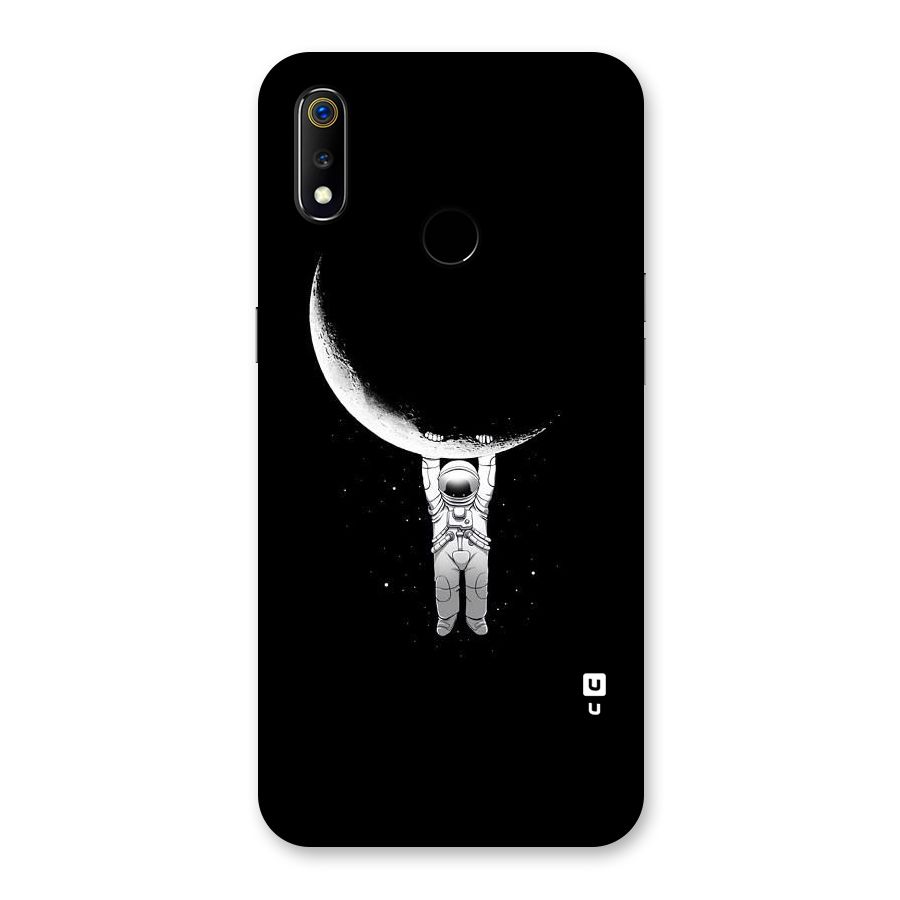 Hanging Astronaut Back Case for Realme 3