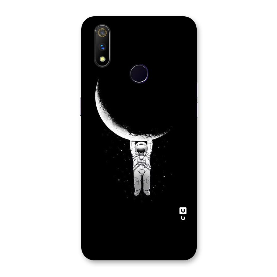 Hanging Astronaut Back Case for Realme 3 Pro