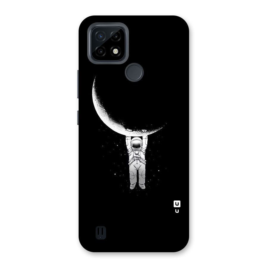 Hanging Astronaut Back Case for Realme C21