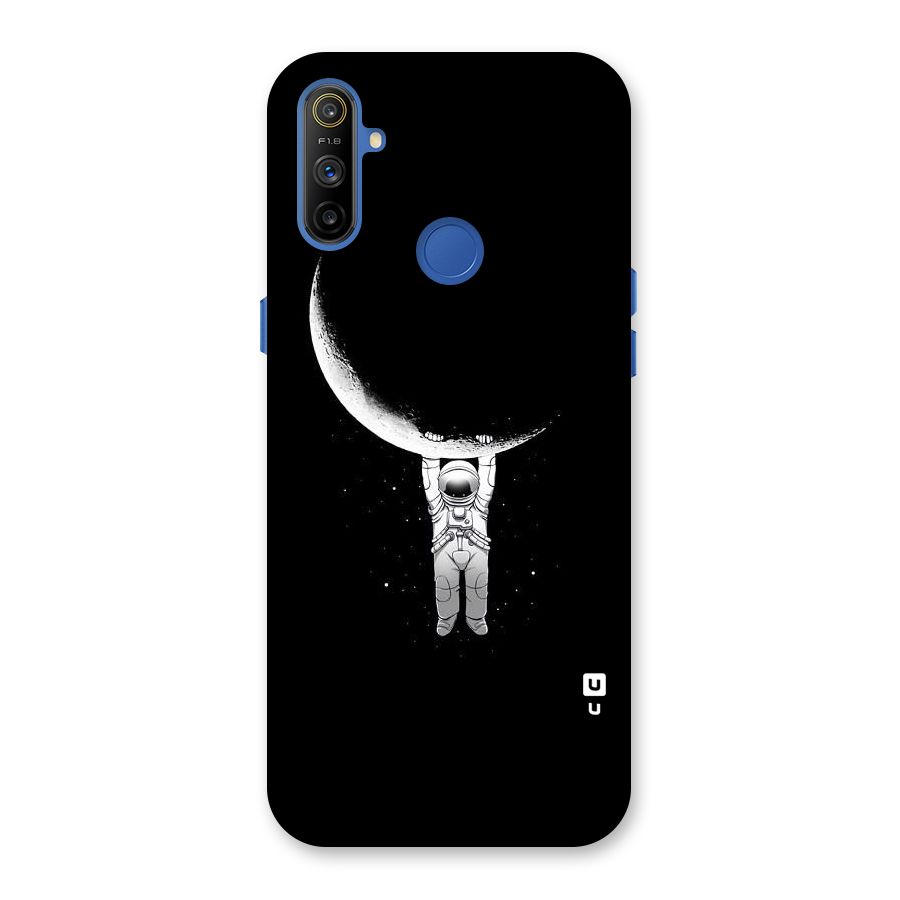 Hanging Astronaut Back Case for Realme Narzo 10A