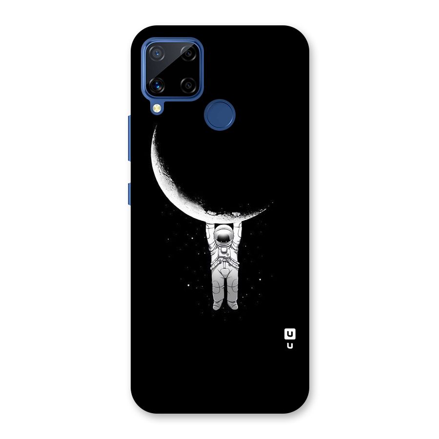 Hanging Astronaut Back Case for Realme Narzo 30A