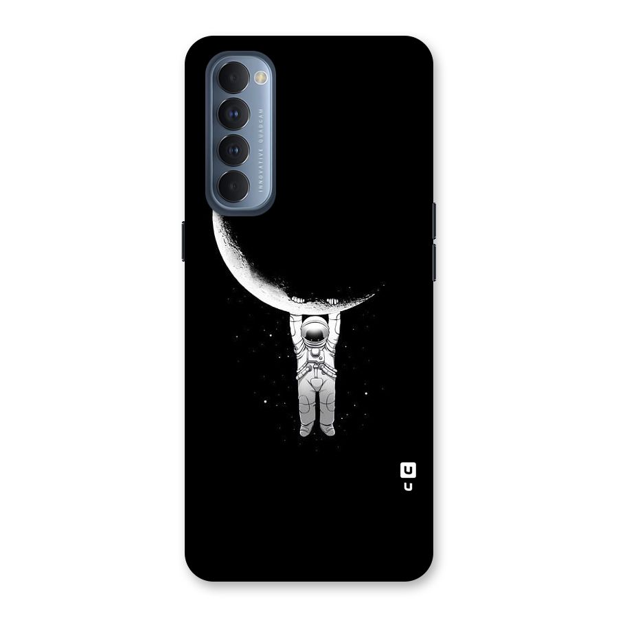 Hanging Astronaut Back Case for Reno4 Pro