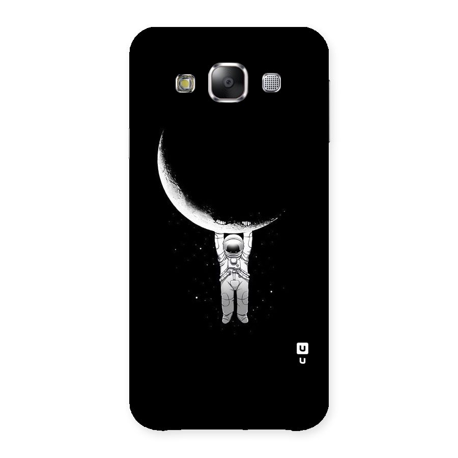Hanging Astronaut Back Case for Samsung Galaxy E5