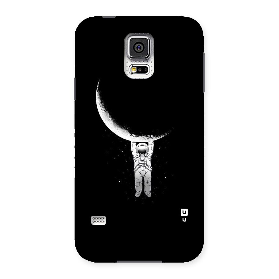 Hanging Astronaut Back Case for Samsung Galaxy S5