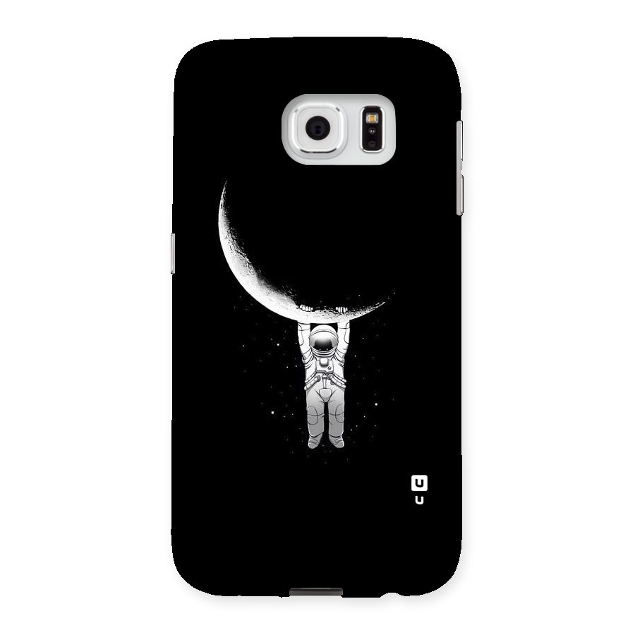 Hanging Astronaut Back Case for Samsung Galaxy S6
