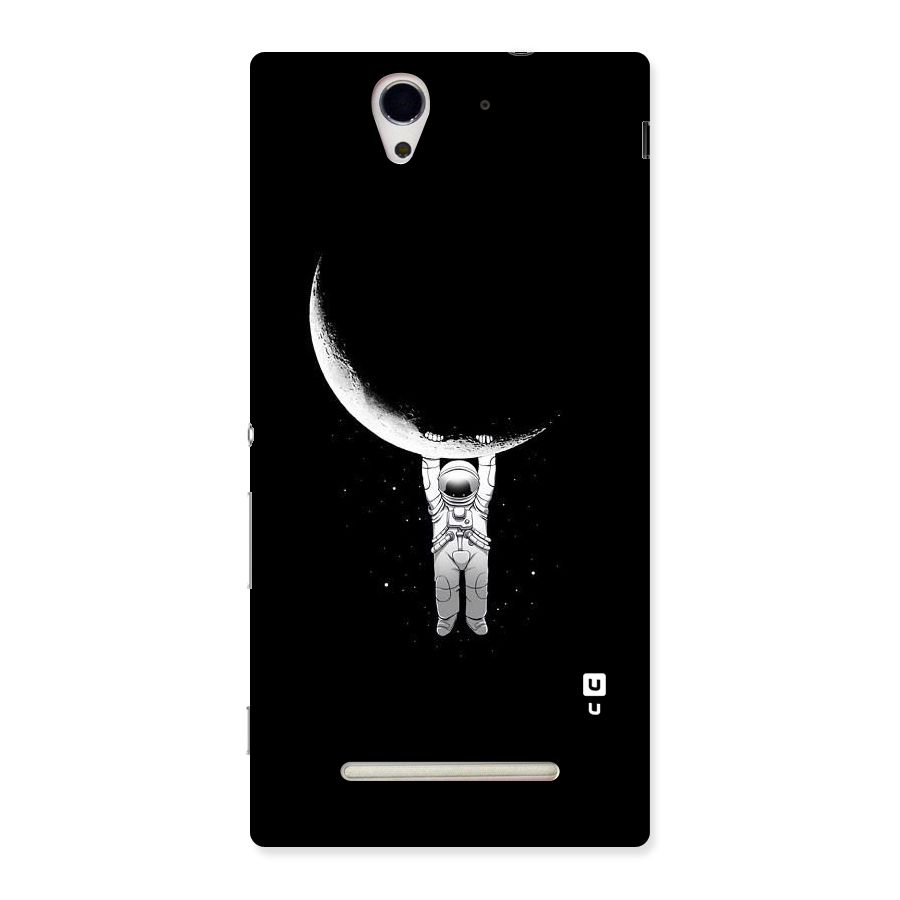 Hanging Astronaut Back Case for Sony Xperia C3