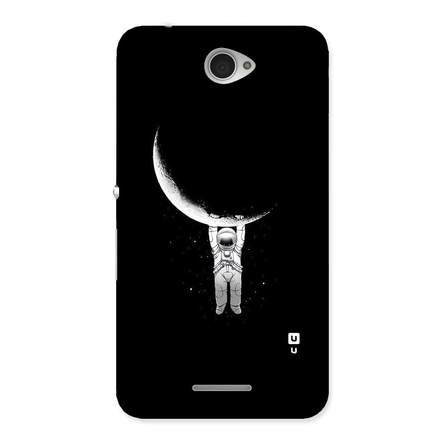 Hanging Astronaut Back Case for Sony Xperia E4