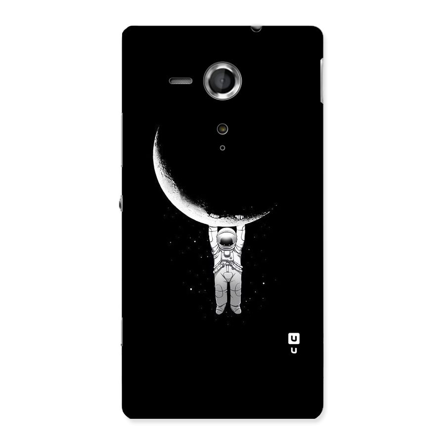 Hanging Astronaut Back Case for Sony Xperia SP