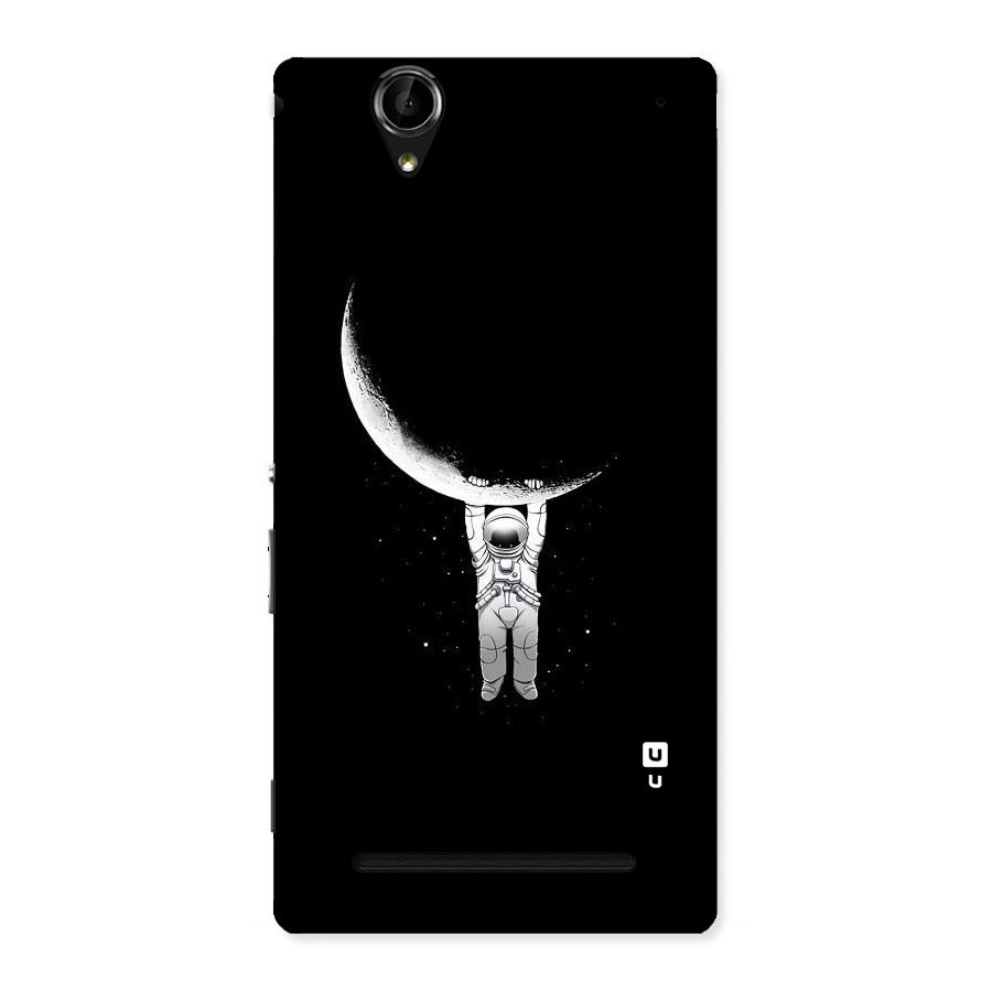Hanging Astronaut Back Case for Sony Xperia T2