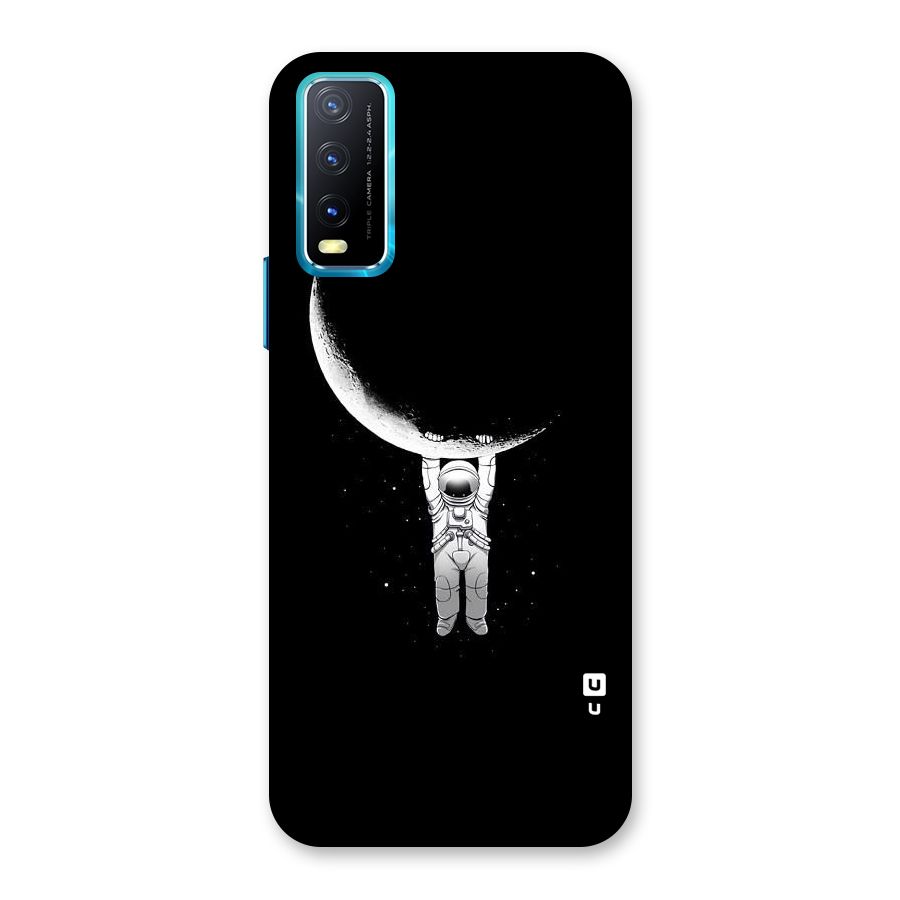 Hanging Astronaut Back Case for Vivo Y20A