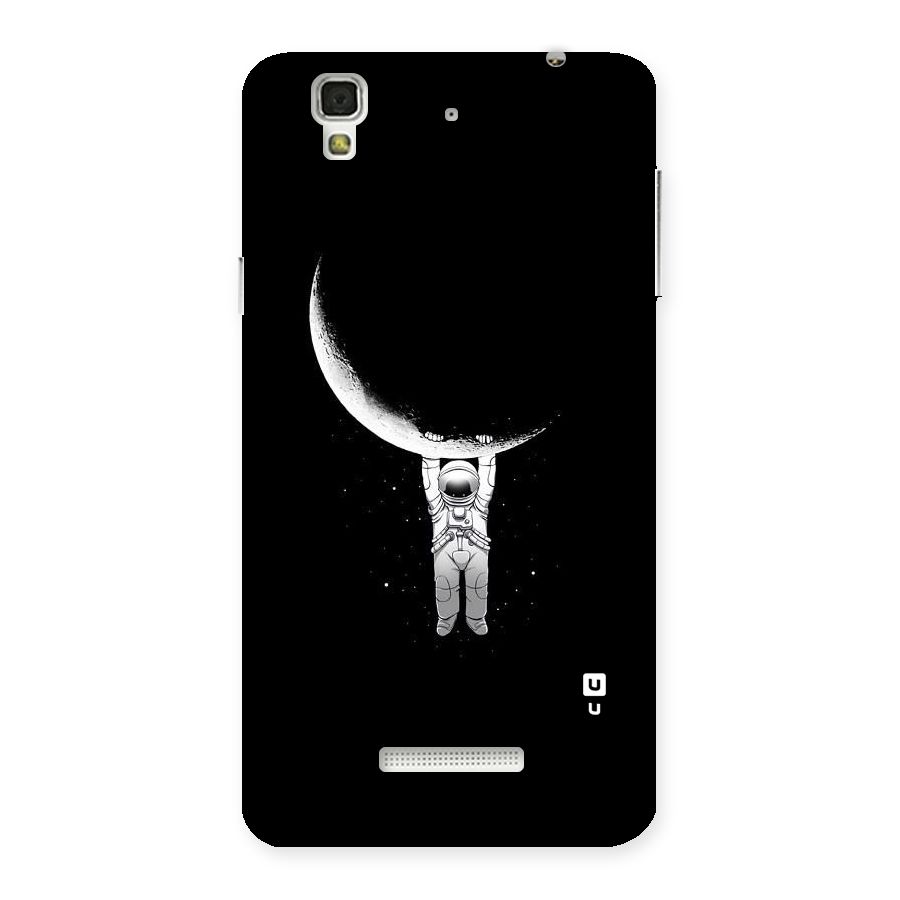 Hanging Astronaut Back Case for Yu Yureka